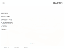 Tablet Screenshot of daros-latinamerica.net